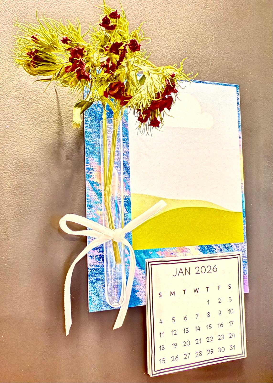 Custom Magnet Calendar: single sheet with tear off months