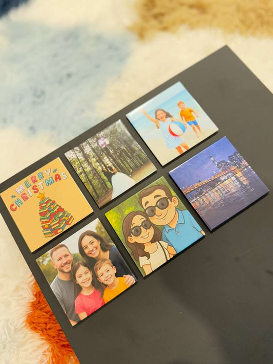 Custom Acrylic Magnets Square 2.5" x 2.5"